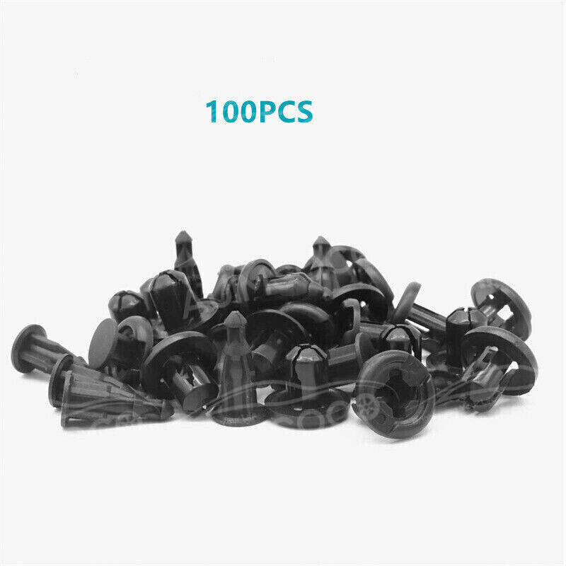 100x For Honda Acura Trim Panel Clips Bumper Fender Push Pin