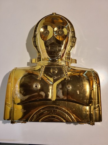 Hasbro Star Wars Saga Collection 2003: C-3PO E Battle Droid Con Catena Di Montaggio - Figura Originale Anni '90 - 4