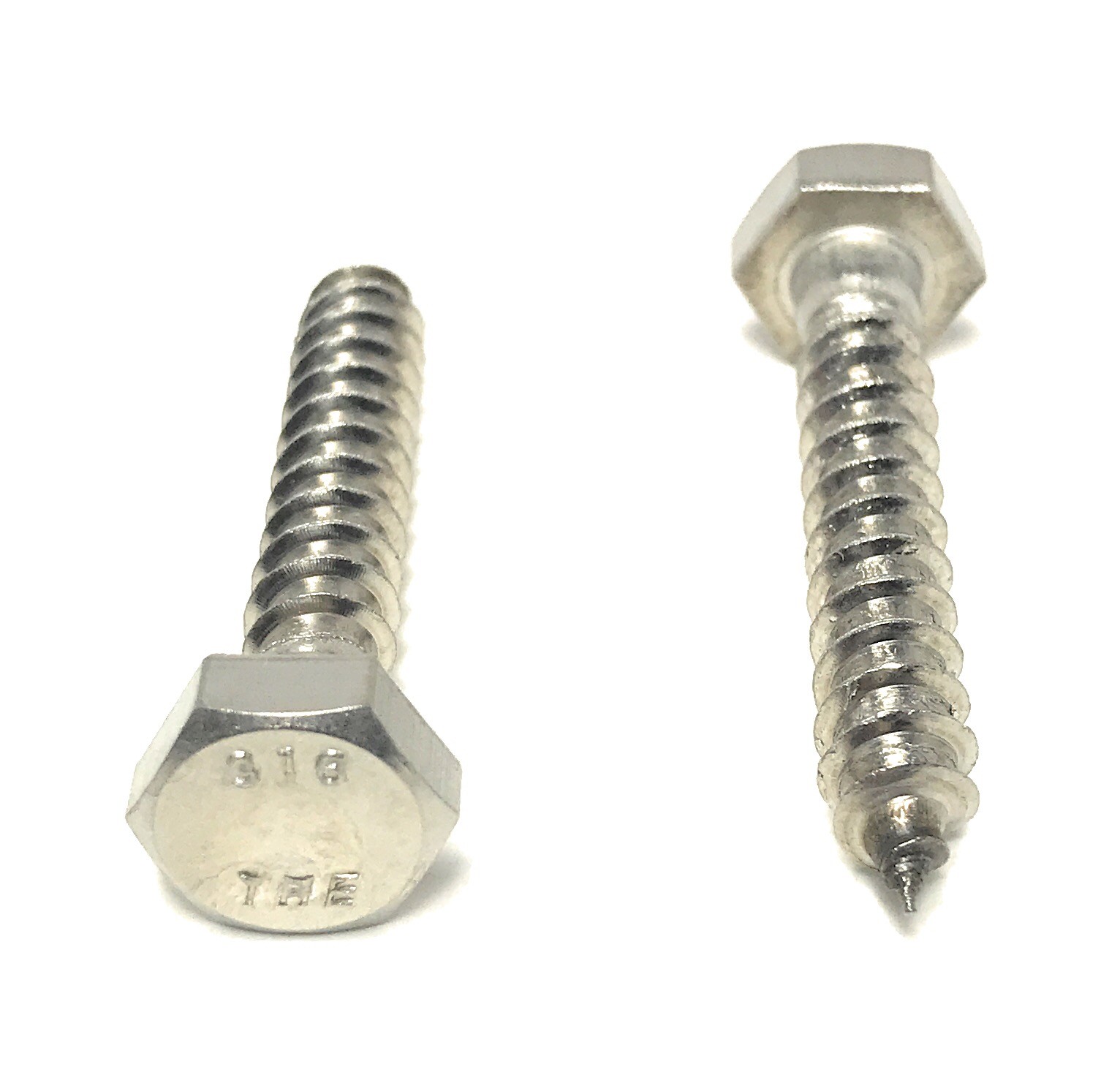 Everbilt 1/2 In. X 3 In. Stainless Steel Hex Lag Screw (5-Pack)-812820 - Foto 7