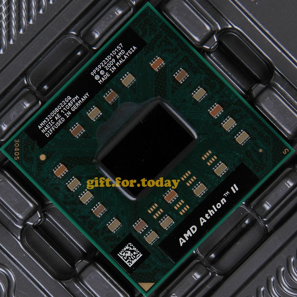 AMD Athlon II X2 M320 Processor 2.1 GHz AMM320DBO22GQ Socket S1 CPU 35W 1600 MHz - Image 2 of 4