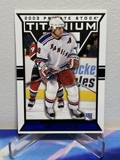 2002-03 Pacific PRIVATE STOCK TITANIUM ERIC LINDROS #69 BLUE SP 405/450