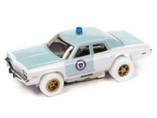 iWheels SC397 Auto World 74 Dodge Monaco Massachusetts State Police HO Slot Car