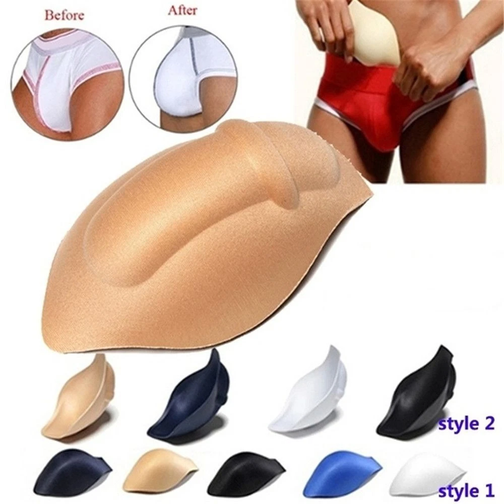 Men Briefs shorts Swimwear Enhancer Cup Bulge Pad Underwear Sponge Pouch