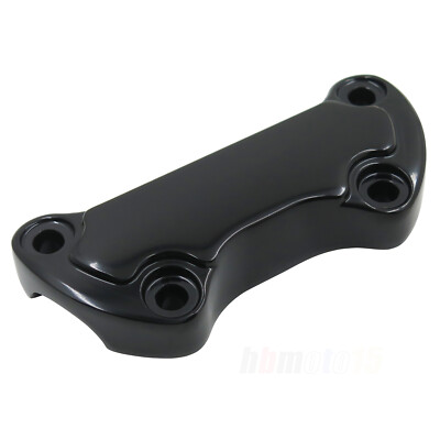 Handlebar Riser Convex Clamp Black For Harley Sportster 883 Dyna Super Glide
