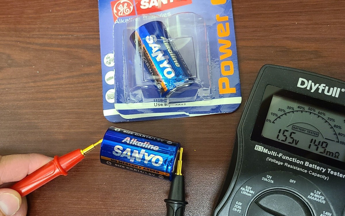 GE SANYO Alkaline C Batteries - Power Cell 2-Pack | eBay