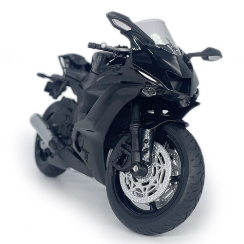 1/12 Yamaha YZF-R6 Modelo de motocicleta Diecast Vehículo de juguete Juguetes para niños Niños Negro - Imagen 4 de 10