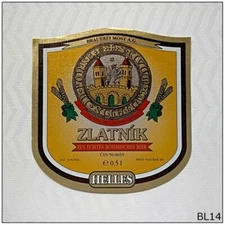 Zlatnik Helles Beer Label (BL14)