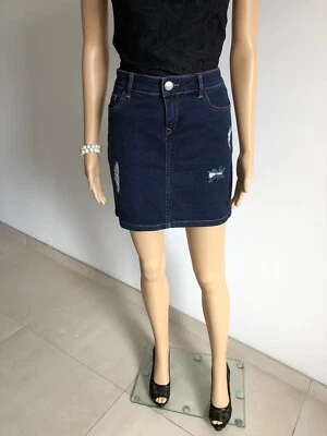 jupe en jean neuve Morgan taille 38 - Photo 1/4