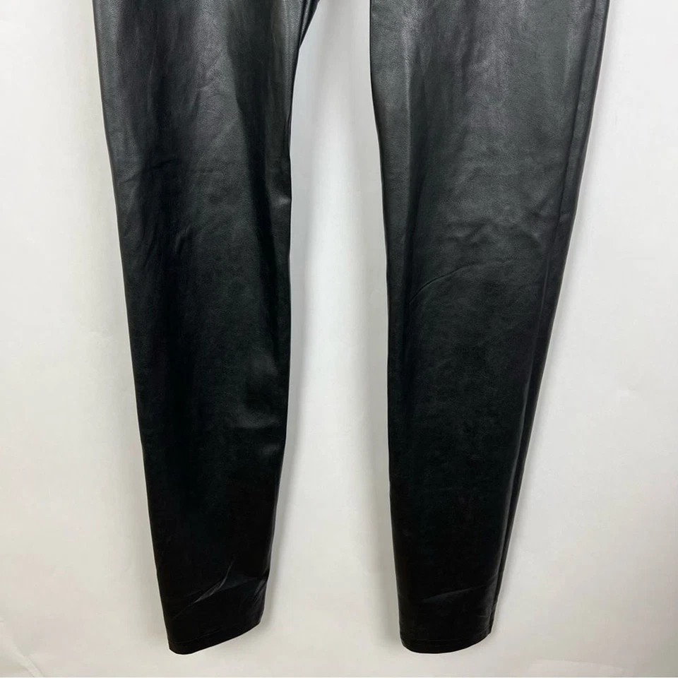 Aritzia Wilfred Free Daria Leggings Imitación Cuero Talla S Cintura Alta Negro Foto 4 de 4