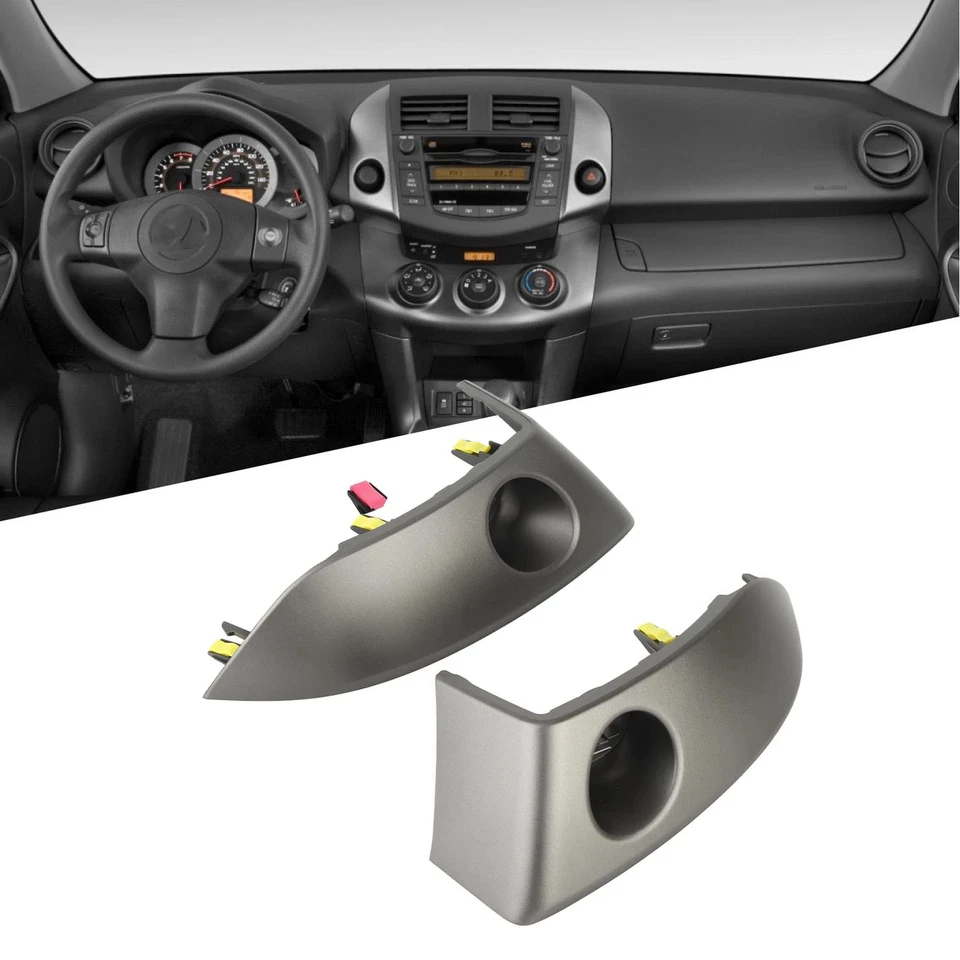 Center Dash Air Vent Radio Bezel Trim 55412 Cluster Panel for RAV4 2006 To 2012 - Image 3 of 4