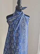 Cotton Scarf For Women Beach Sarong Wrap Dress Summer  Bikini Cover Up Swimwear