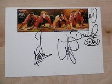 Bed & Breakfast band autograph signed 15x21 cm index card with magazine image