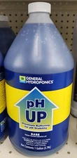 General Hydroponics pH Up Liquid, 1-Gallon New Free Shipping