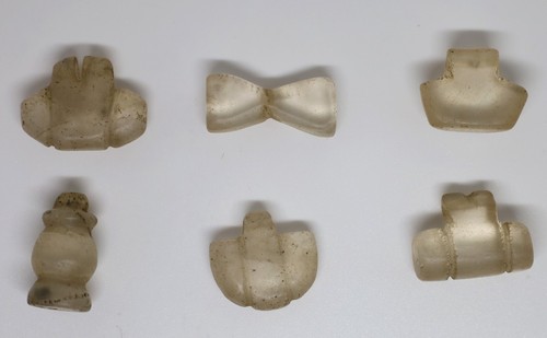 6 lots Ancient Greek Roman Crystal Bead Necklace over 1000 Year Old - Picture 5 of 6