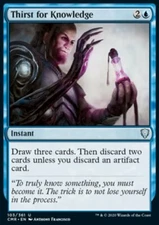 Magic the Gathering MTG Thirst for Knowledge (103) Commander Legends   LP