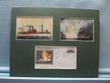 The USS Maine Blows Up starting the Spanish-American War & First Day Cover  