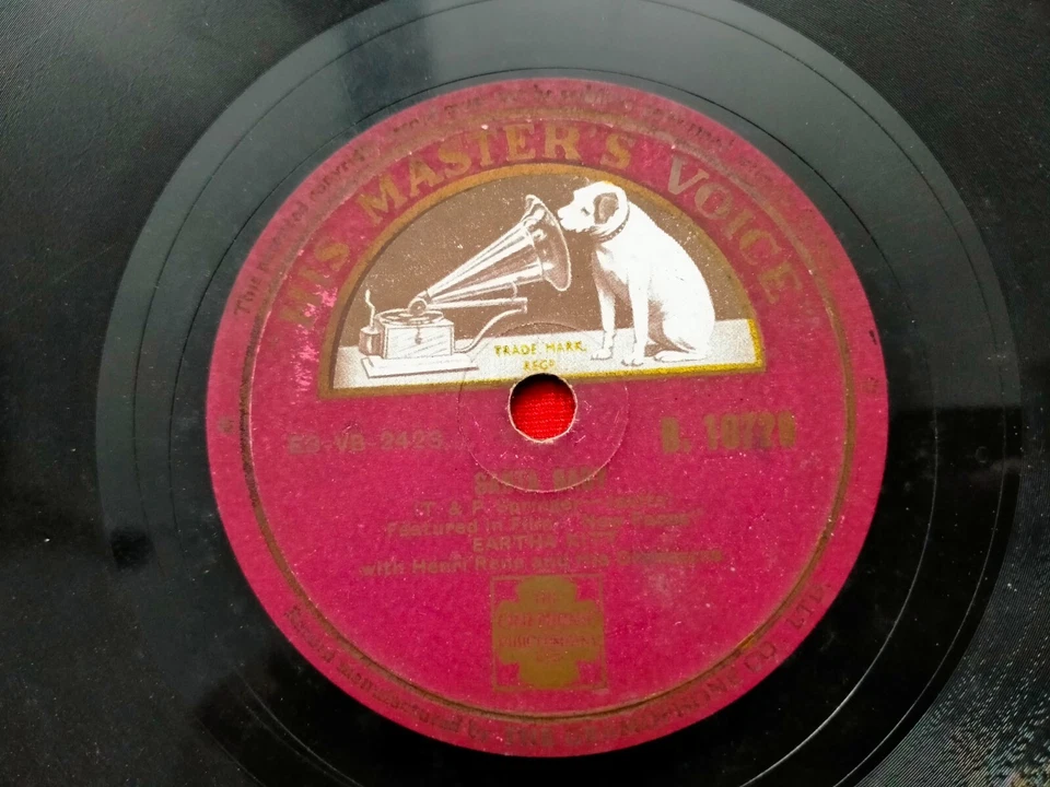 Eartha Kitt Let's Do It/Santa Baby Hmv RARE 78 rpm Record ? VG+ - Image 2 of 2