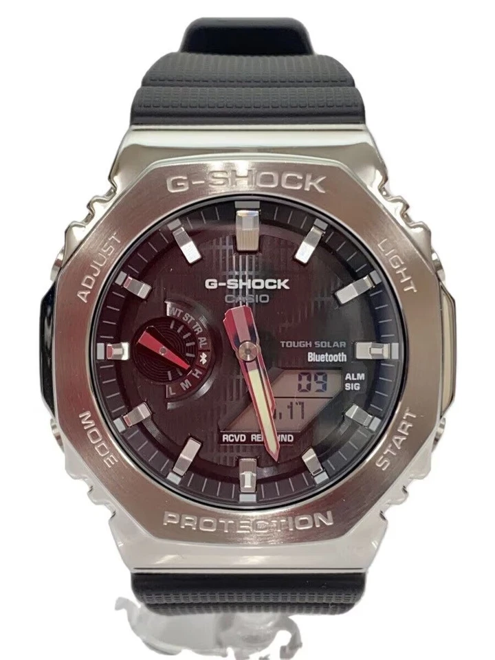 CASIO G-SHOCK GBM-2100-1AJF Black Resin Tough Solar Digital Analog Watch