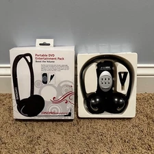 NEW Koss Stereophones Portable DVD Entertainment Pack w/ EQ50 3 Band Headphones