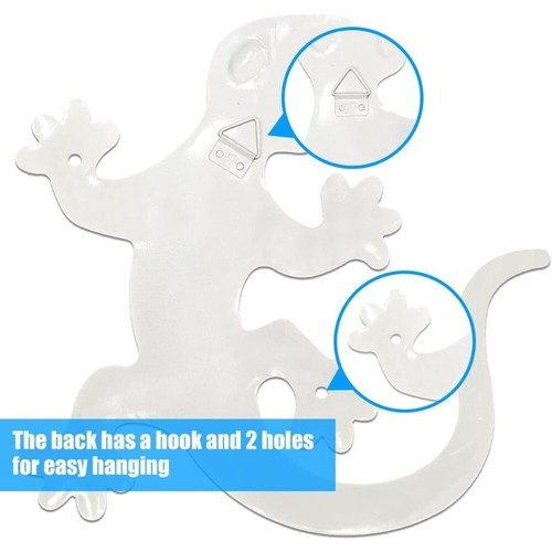 Metal Gecko Wall Art Decor- Outdoor Lizards Hanging Decoration - Picture 11 of 12