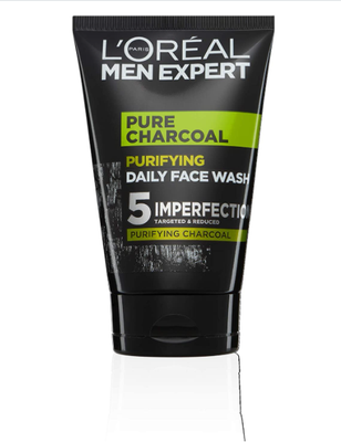loreal charcoal face wash
