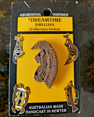 Australian Echidna/Porcupine Aboriginal Inspired Pin Dreamtime Jewellery