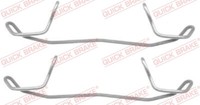 Quick Brake 109-1123 ZubehöRkit, Scheibenbremsbelag FüR Audi, Cadillac, Ford