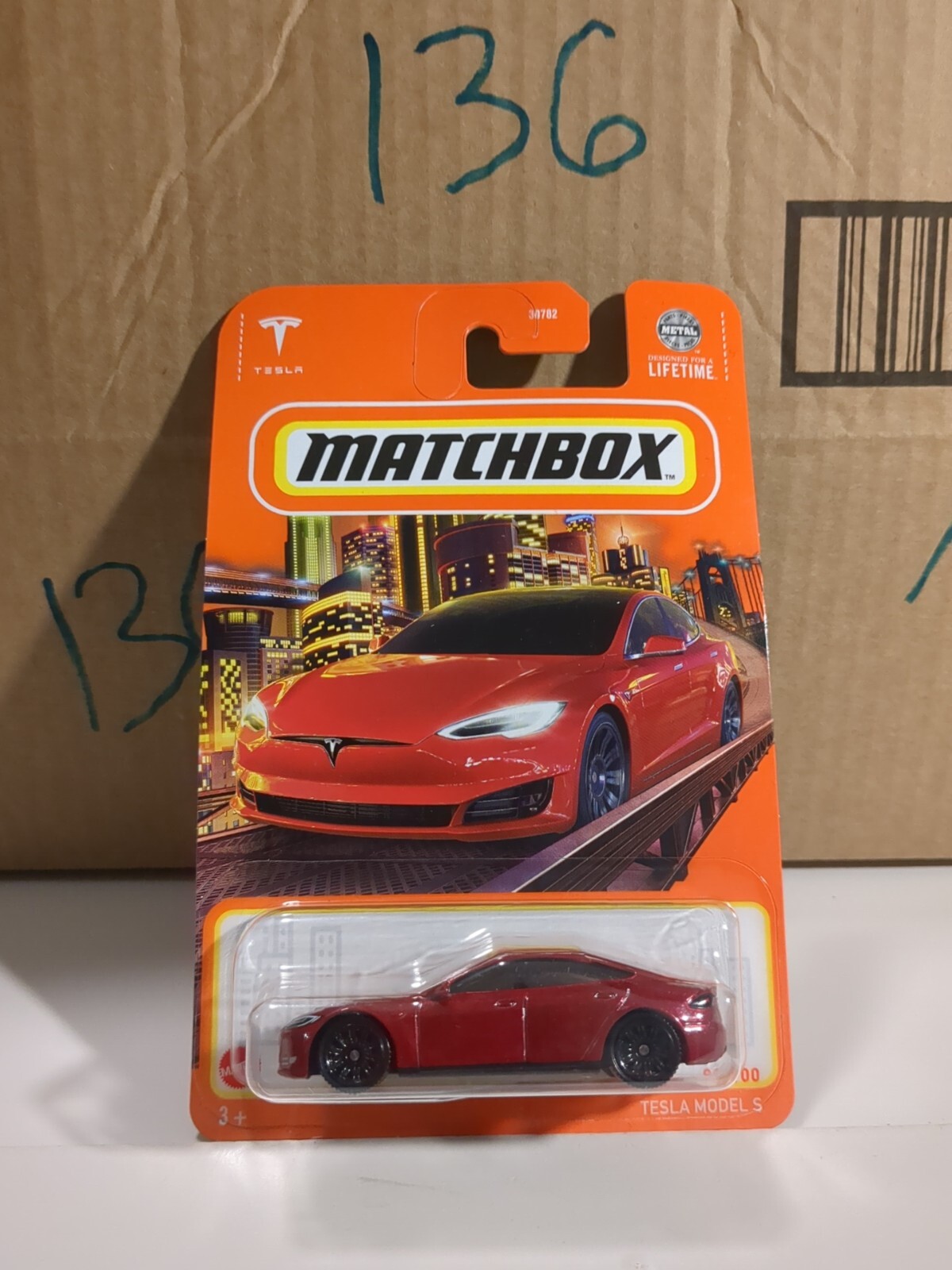 Matchbox - 2024 Mainline 89/100 Tesla Model S (BBHVL42)