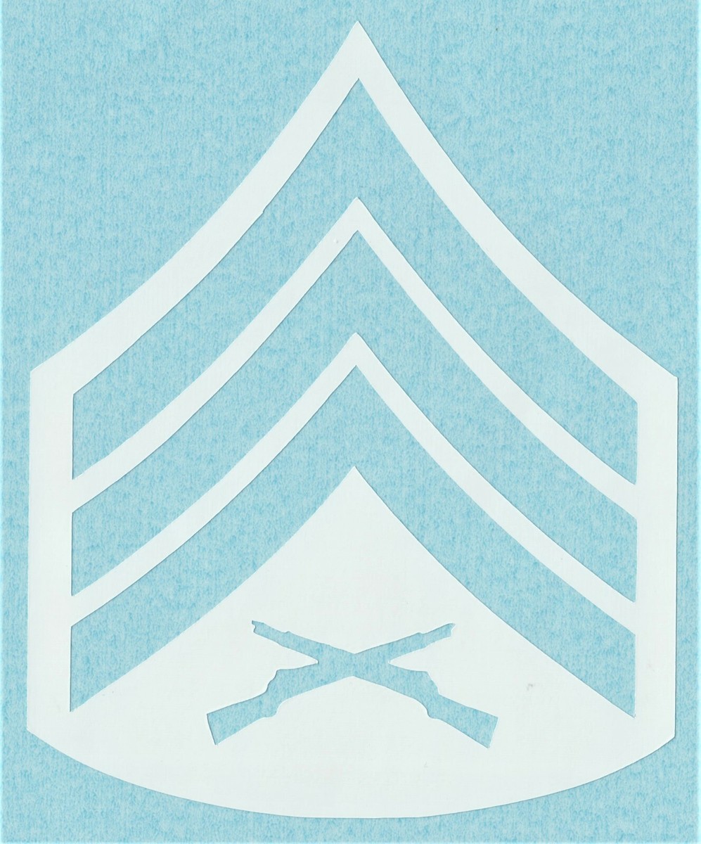 USMC E-5 Sgt. Decal - USMC Rank Decals - Foto 5