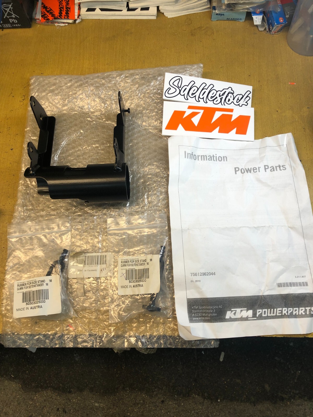 Support antivol U KTM 75612962044 fixation de sécurité moto 690 Supermoto Duke