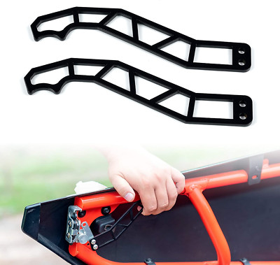 UTV Custom Metals Door Handles, Black Powder Coating Door Latches for Can-Am ...