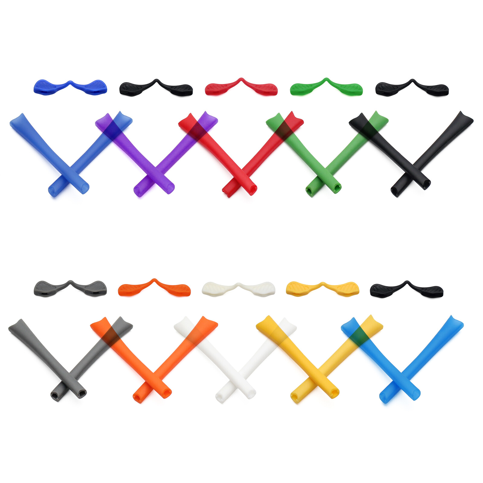 SAOLA Kit Gomma Hdhut Ricambio Orecchini per Oakley Radar Path Range Occhiali da Sole Bordo