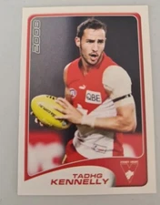 2008 HERALD SUN  SYDNEY SWANS TADHG KENNELLY COMMON #162 CARD AFL SELECT