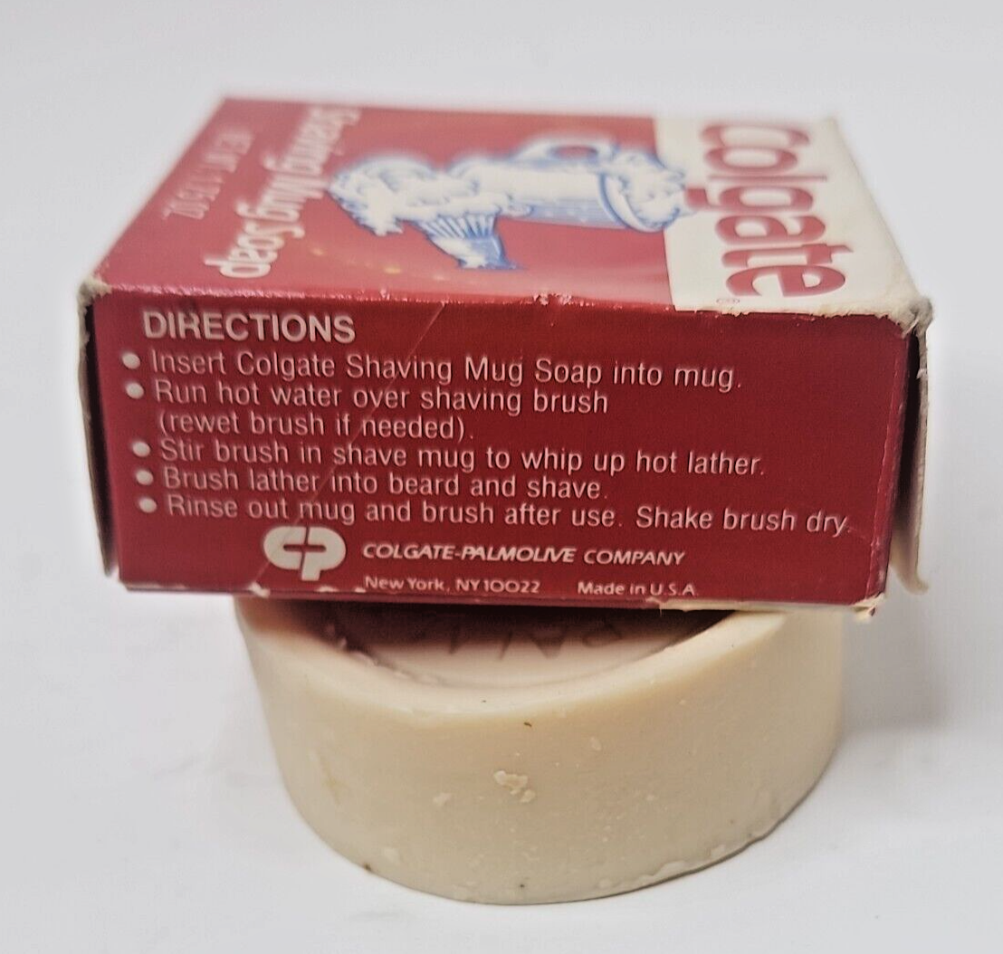 Colgate shaving mug soap mens shower soap 1.75 fl oz (T27) eBay