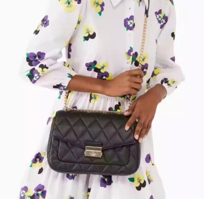 キャディーバック Kate Spade Carey KA766 Medium Quilted Shoulder Bag Crossbody