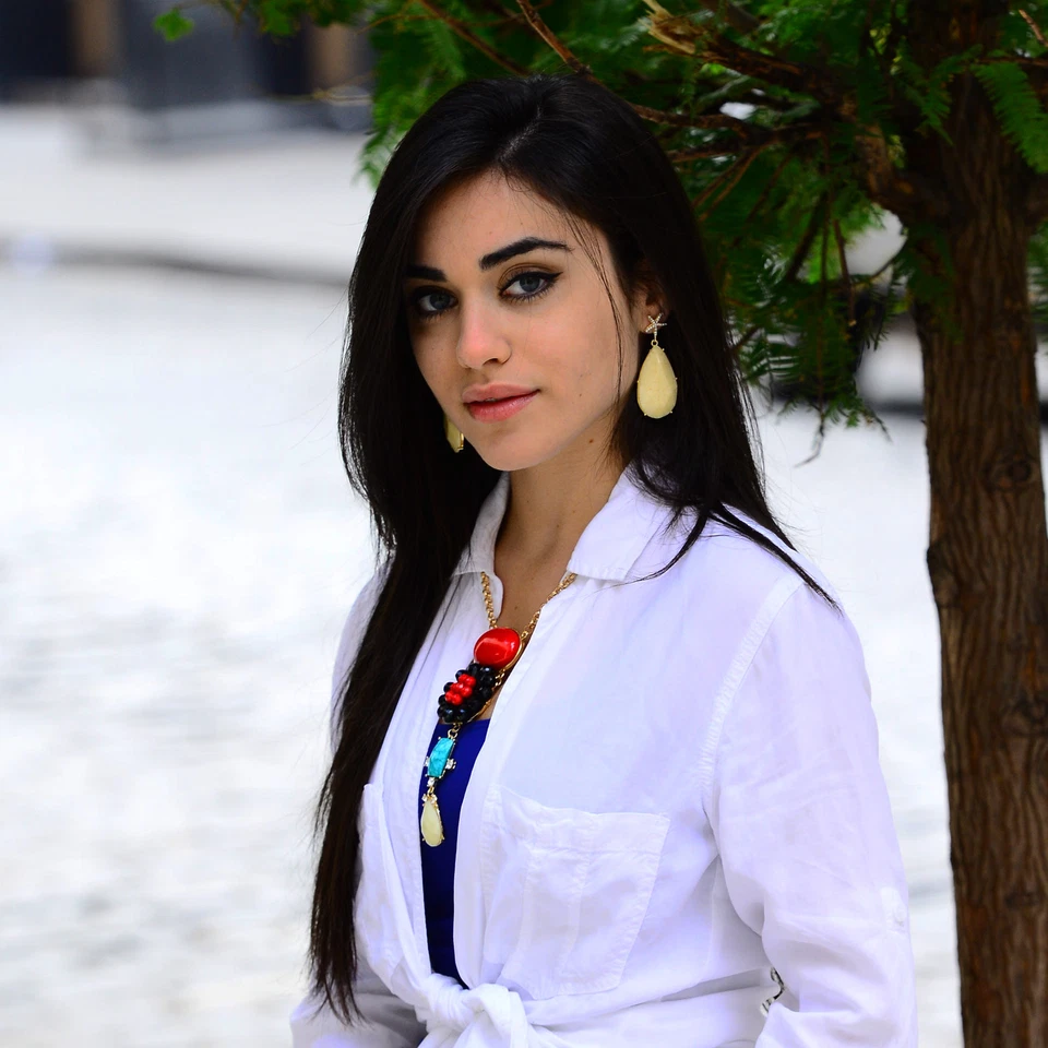 NUEVO Collar Colgante Amrita Singh Oro Resina y Cristal Villandry NKC 9946 Foto 3 de 4