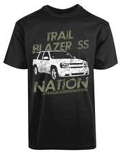 Trailblazer SS Nation New Mens Shirt SUV Ride Automotive Cool Elegant Casual Tee