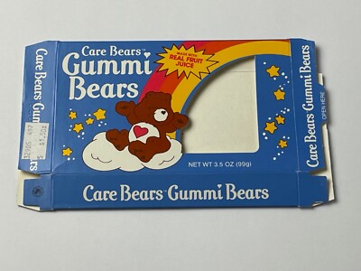 1986 CARE BEARS Gummi Bears candy Box - empty | eBay