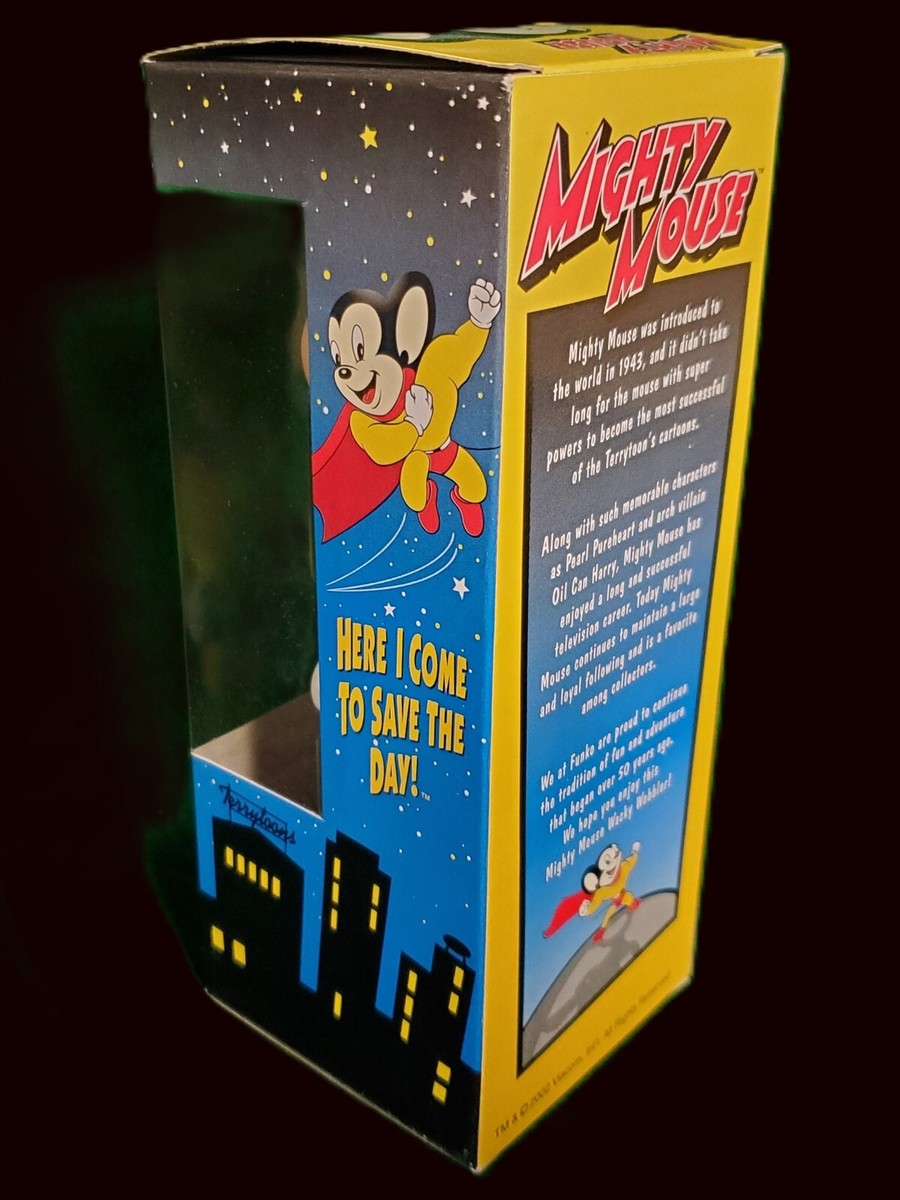 その他 FUNKO WACKY WOBBLER MIGHTY MOUSE NIP~ Funko ~Wacky Wobbler~ Bobblehead~ Mighty Mouse