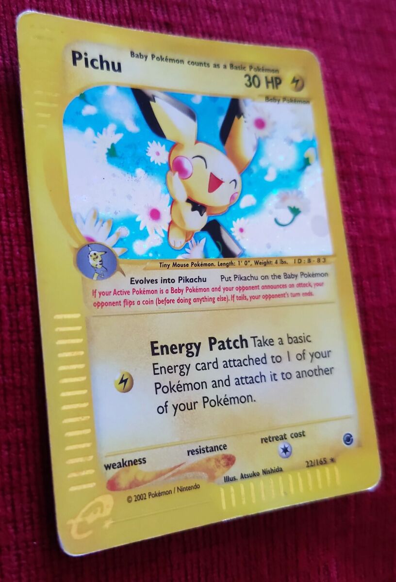 Pichu 22/165 Expedition Carta Pokémon Card English Original Holo GCC gioco