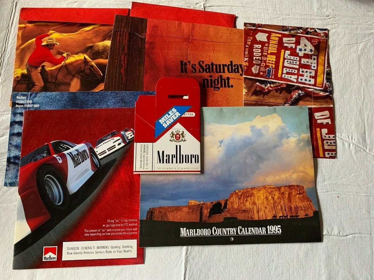 MARLBORO MERCHANDISE/ADVERTISNG 1995-early 2000's LOT