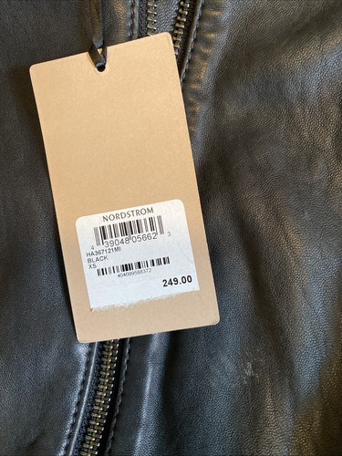 Halogen womens Leather vest New size XS - Picture 2 of 12