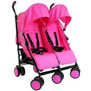 girls double pushchair