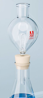 #ad Borosilicate Glass Gas Saturation Funnel Pear Shape Laboratory Gas Washer $63.36