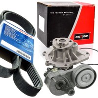 Bosch 5PK1545 Keilrippenriemen-Satz + Wapu FüR Stilo Astra Zafira G H Fiat Opel