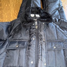 Walls Blizzard-Pruf Insulated Black Coverall Snowsuit Vintage USA L/T 42-44Ch.