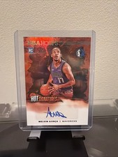 2024-25 Panini Nba Hoops - Hot Signatures Rookies Melvin Ajinca #HSR-AJI (AU,...