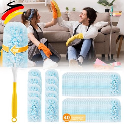 40 Stück Einwegartikel Ersatztücher Staubmagnet Nachfüller Staubtuch Für Swiffer