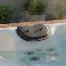 Bathtub Headrest Pillow Rounded Rectangular Suction Holder Bath Pad Soft