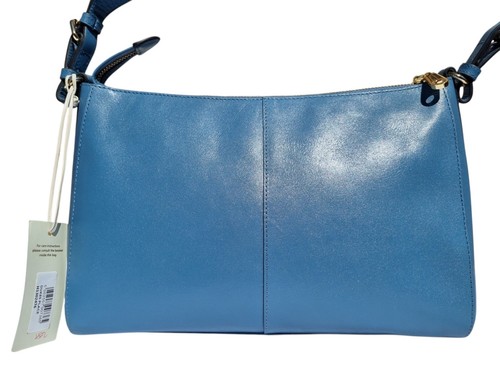 Radley Dukes Place Medium Grab Shoulder Bag Boathouse Blue Leather - RRP £219 - Picture 5 of 16